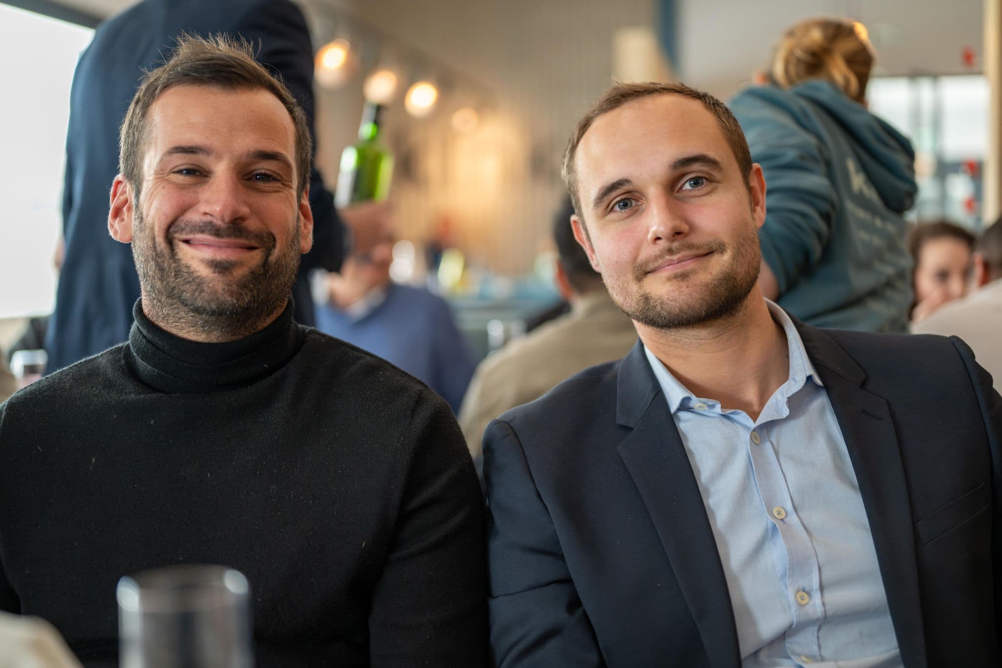 Romain Miremont et Romain de Taevernier, co-fondateurs du groupe 100% Connect